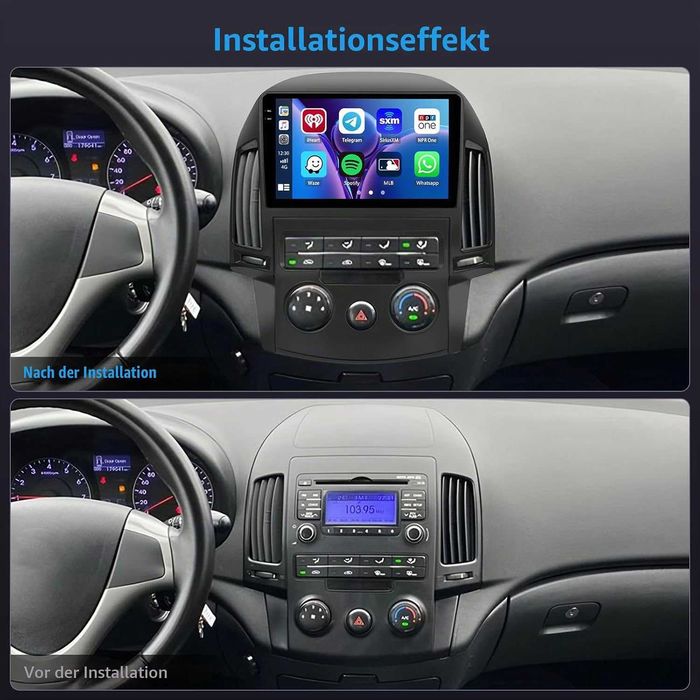 Мултимедия Android 15 за Hyundai i30 2006–2011, 9", 4/64 GB