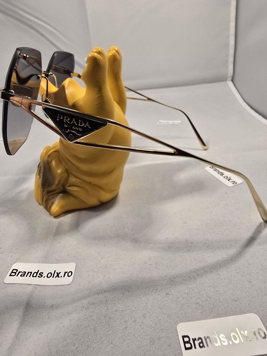 Ochelari de soare Prada, Gold, 63027, made in Italy