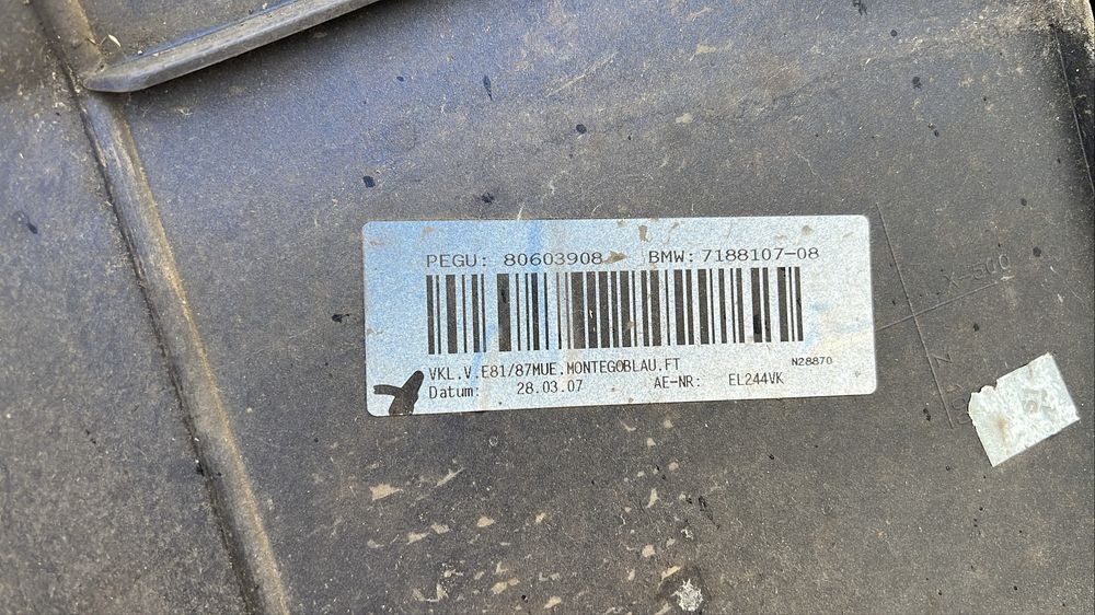 Бампер BMW E81 E82 E87 E88 бампер бмв е81 е82 е87 е88 ALDI MART