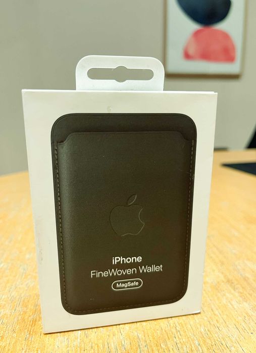 Portofel nou Apple iPhone FineWoven Wallet MagSafe original Moss Green