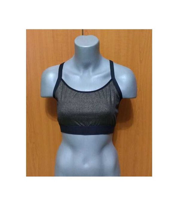 Bustiera neagra/aurie cu dublura pentru bureti , UK, S-M