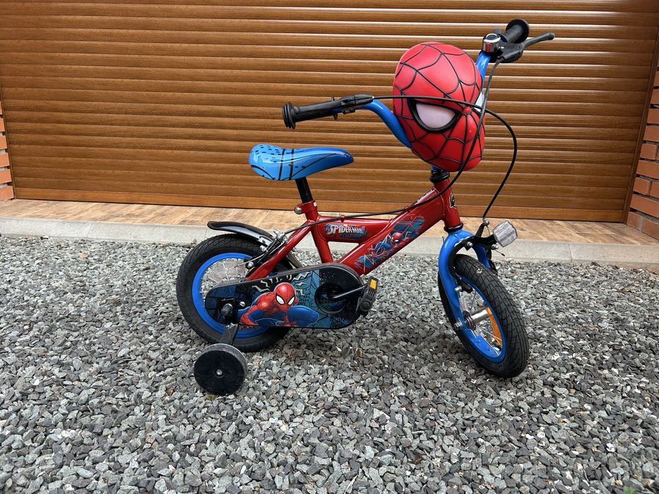 bicicleta baiat spideman