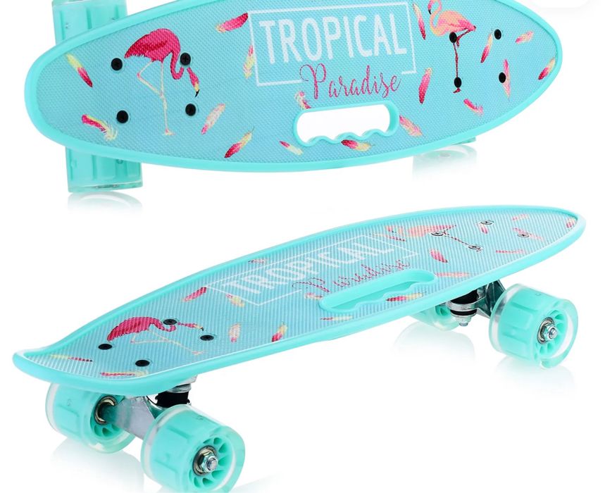 Скейтборд ROCKET 60 см. Колеса PU светятся