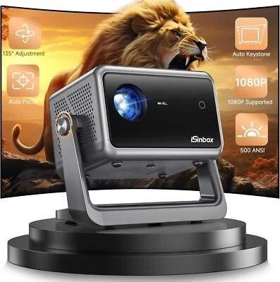 iSinbox Q8 PRO Mini proiector cu focalizare automată și reglare trapez