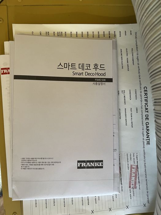 Hota decorativa Franke FSMD508 ca noua pret original 2500ron