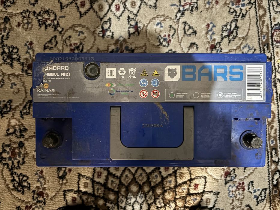 Аккумулятор барс 100