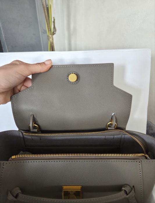 Celine Belt Bag Micro light Grey