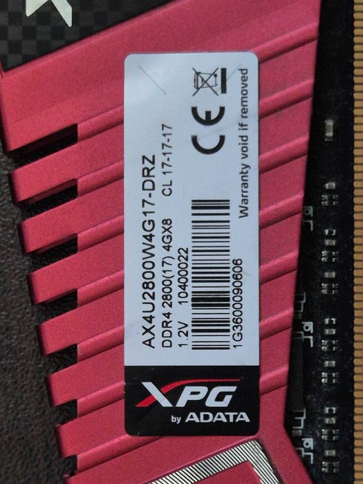 RAM DDR4 8GB (2x4) рам памет