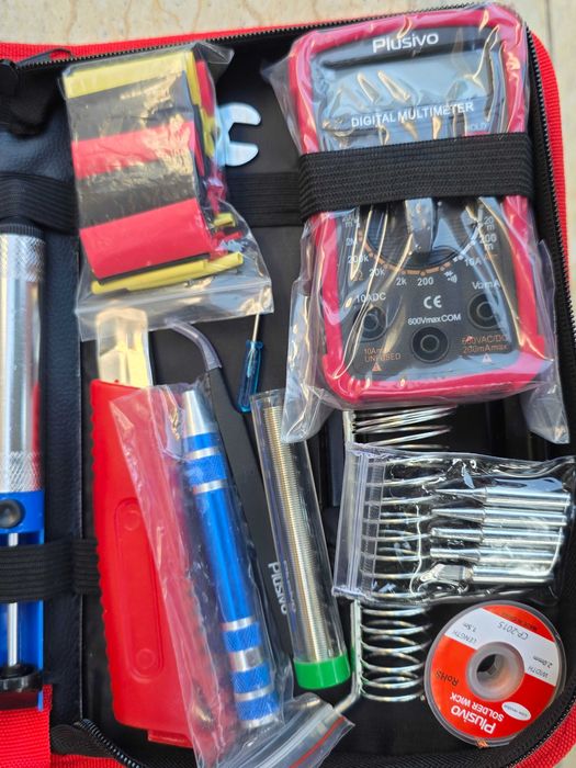 Kit Plusivo pentru Lipit EU cu Multimetru Digital