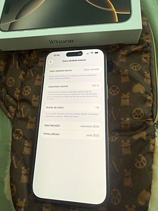 Iphone 16 pro max 256 gb schimb cu 17 pro max orange