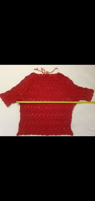 Блуза изплетена на една кука