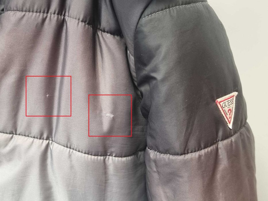 Geaca copii - GUESS KIDS unisex: vatelina si gluga detasabila-10 ani!