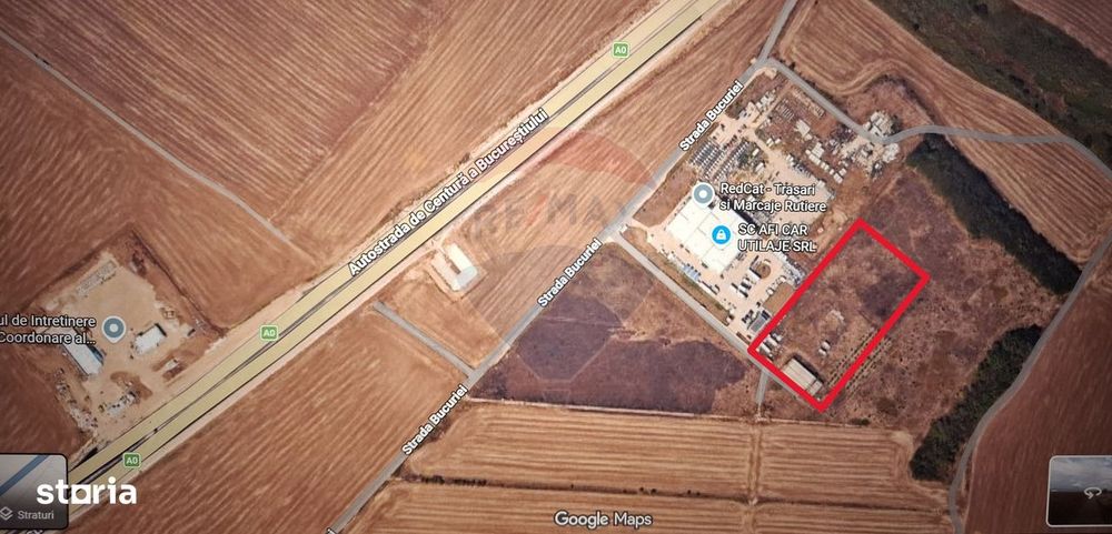 Teren intravilan 15.107mp | Include hală P+1|Utilitati pe teren|Glina