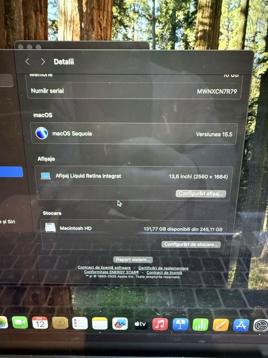 MacBook Air 13” M2 (2022) – 16GB RAM – Factură – Garanție