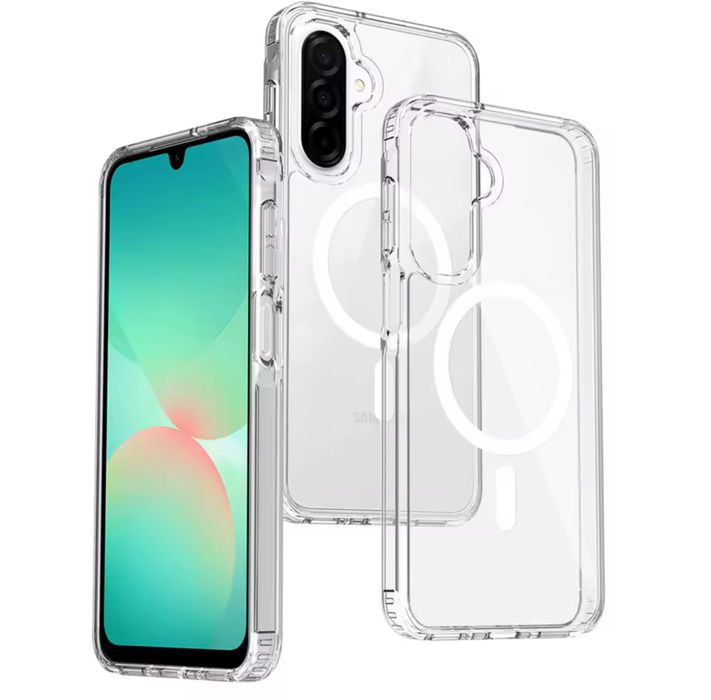 Samsung A07/A17/A36/A56/A26 - Husa Magsanetica Magsafe Spate Clear