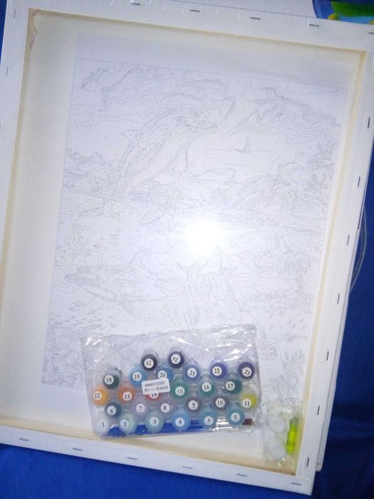 MagicArt Комплект за рисуване по номера 40х50см – нов