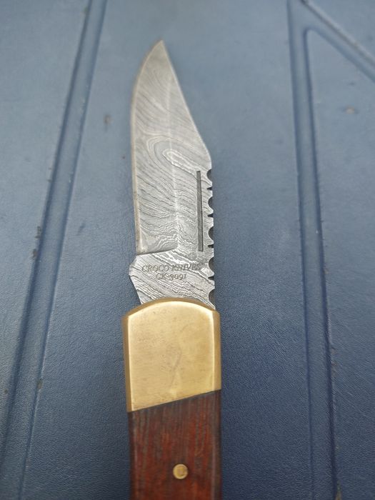 Briceag lama Damasc original Croco Knives