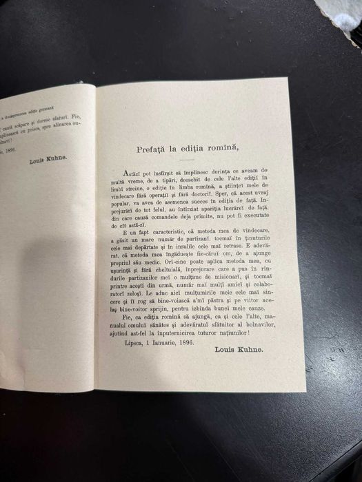 Noua Ştiinţă de Vindecare (anul 1896) - Louis Kuhne