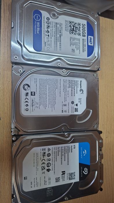 Hdd/Ssd 6tb/1tb/500/256/128 2.5/3.5