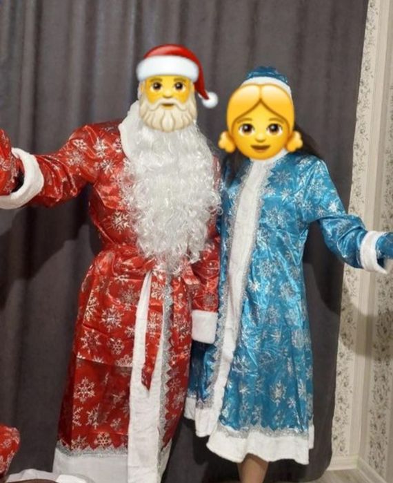 Аренда / прокат костюм дед мороз и снегурочка