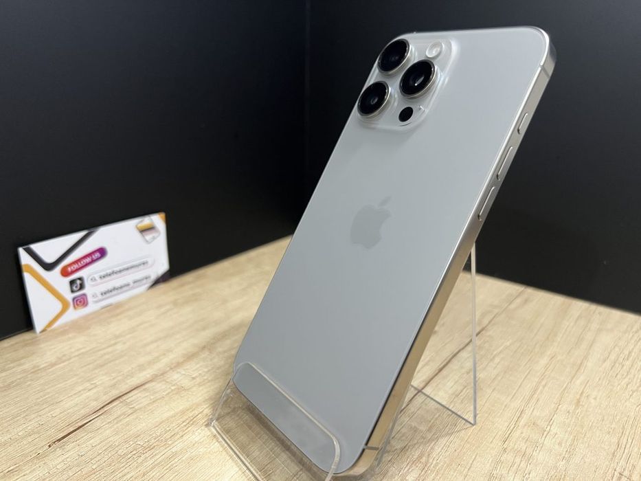 Iphone 16 Pro Max 256Gb Natural Titanium E-SIM Second-Hand 3 ani garan