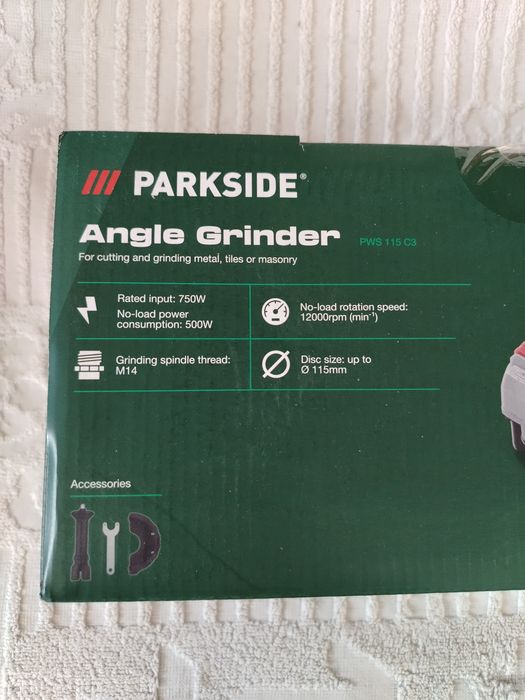 Polizor unghiular Parkside nou