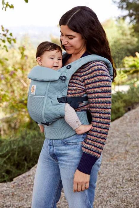 Ергономична раница Ergobaby Adapt - Soft Flex Mesh, Slate Blue