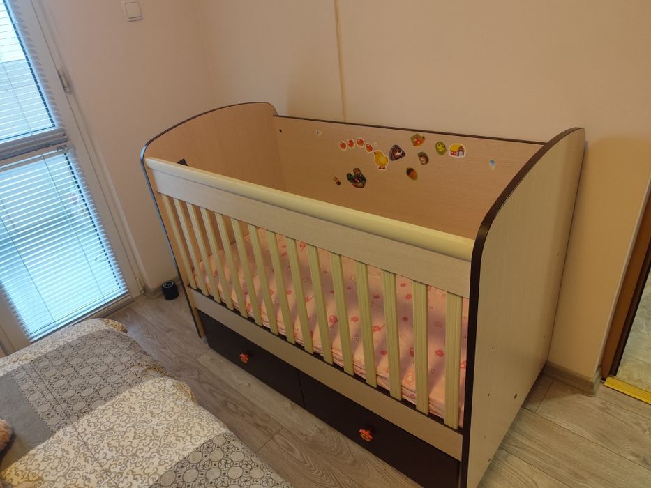 Детско легло „Лазур 1“ (60×120) + матрак