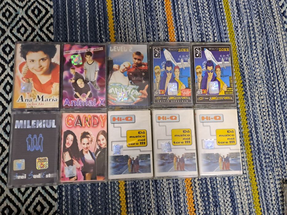 Casete muzica Romaneasca Hi-q 3SE mileniul 3 O-zone Ana Maria Candy