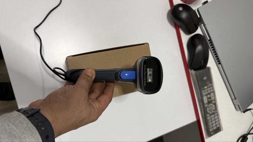 Kassa uchun ruchnoy skaner