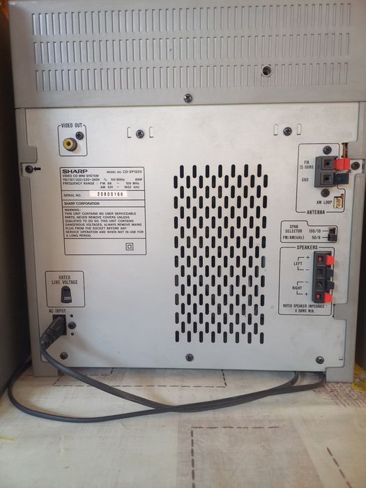 SHARP музыкальный центр