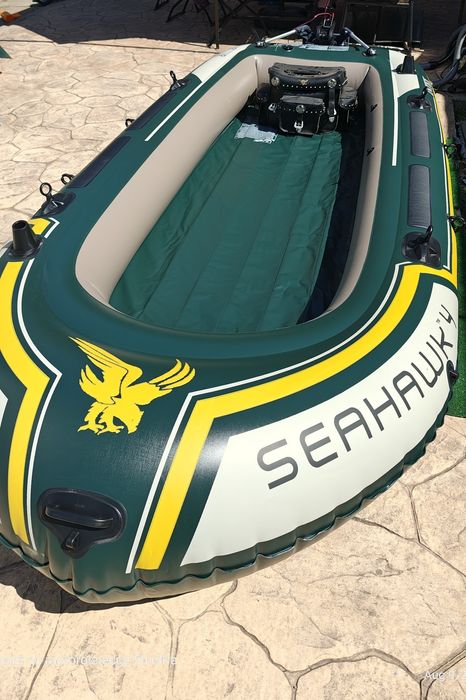 Barca gonflabila Intex Seahawk 4 + suport motor