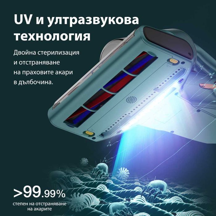 Прахосмукачка против акари JIMMY BX7 Pro, синя