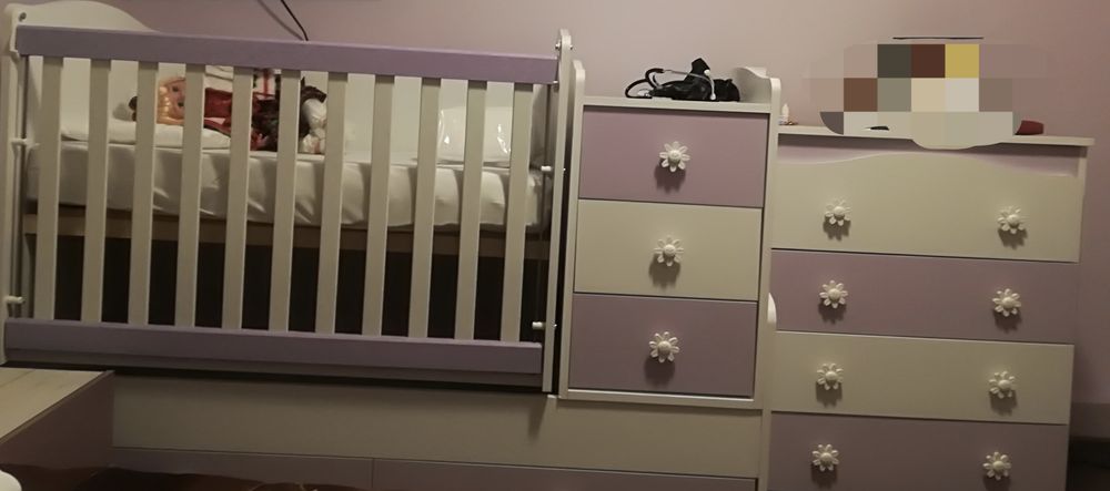 Детско легло трансформиращо/ Бебешко легло 6в1