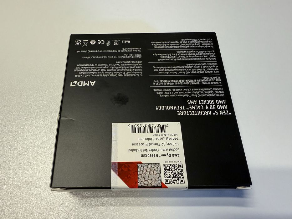 Procesor AMD RYZEN 9550x3d Nou