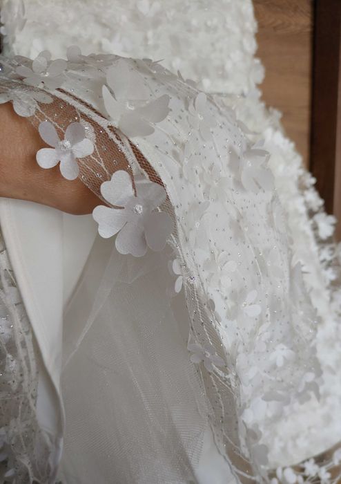 Луксозна детска рокля "Petite fleur"11-12г