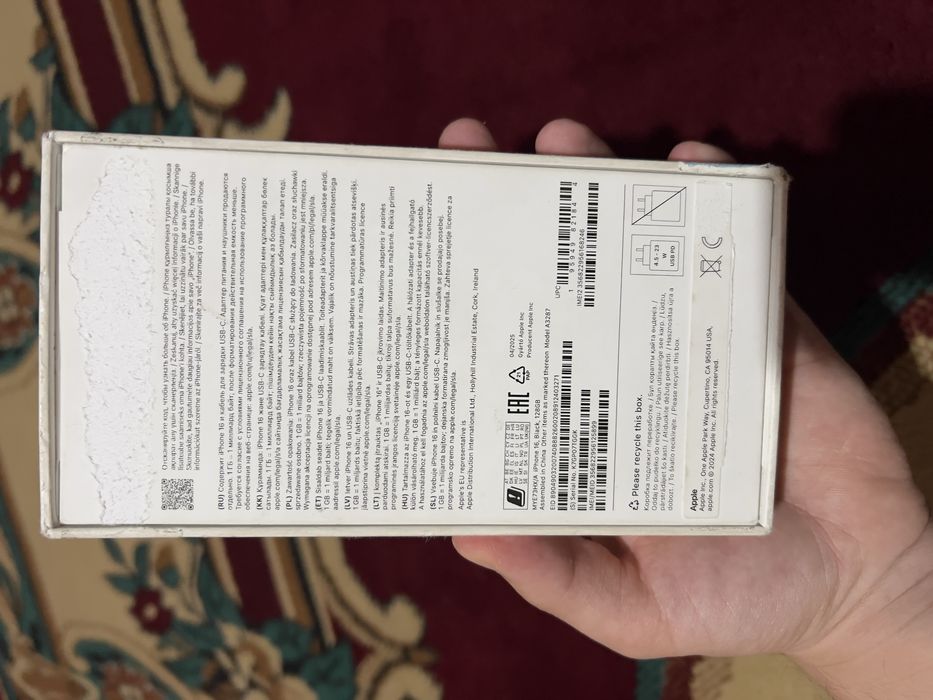 iPhone 16 Black — Ideal Holatda Tezkor Sotiladi!)