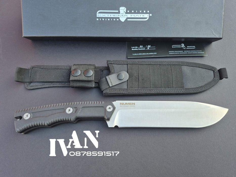 Нож Extrema Ratio-NUMEN/Black G10 -Satin