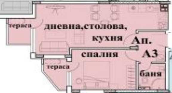 Продава се Двустаен апартамент в Пловдив, Тракия - 70 кв.м за 1106 €/кв.м - Снимка #1