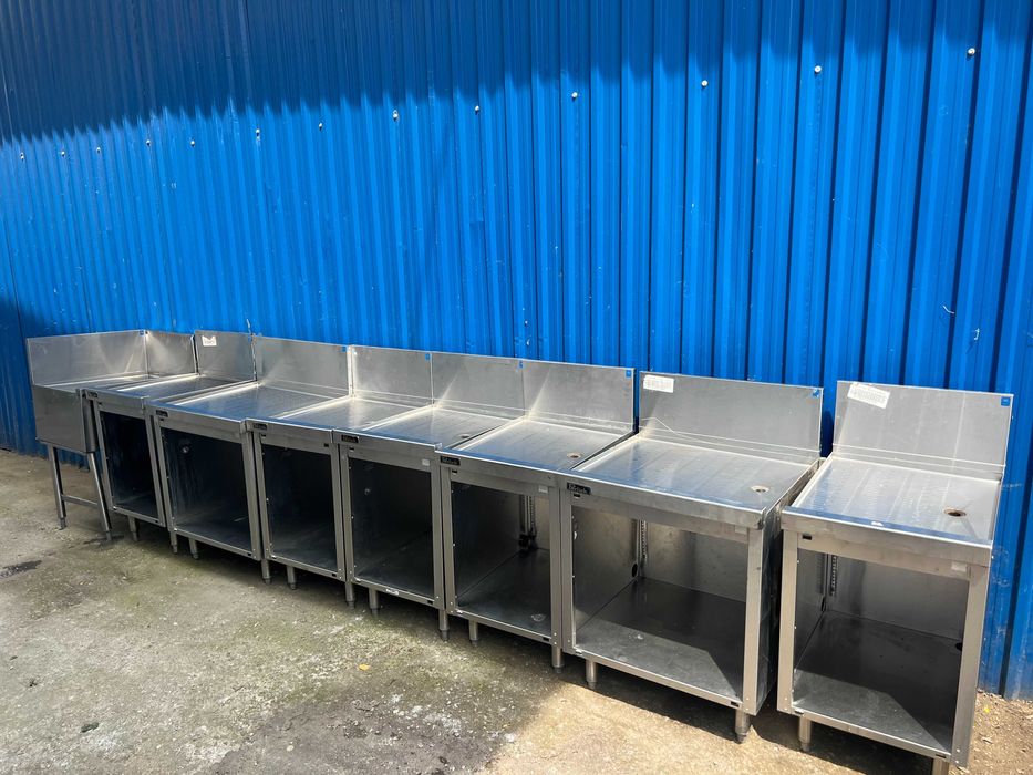Chiuveta 2 cuve inox masina spalat vase; Mobilier inox bucatarie