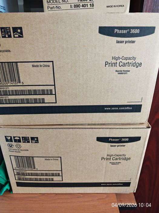 Toner Xerox 3600 106R01370 , original, negru (black)