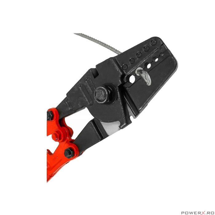 Cleste pentru sertizat cabluri de otel, 60 cm, Verke