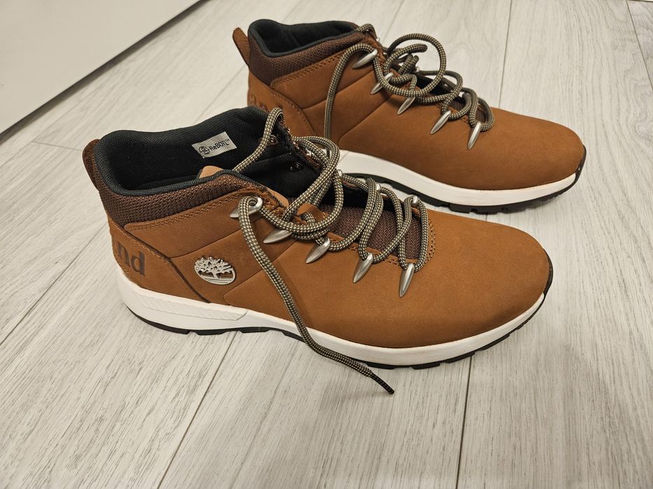 Timberland - Ghete de piele nabuc, Maro