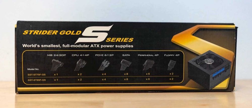 модулно захранване SilverStone Strider Gold S 850W 80+ Gold