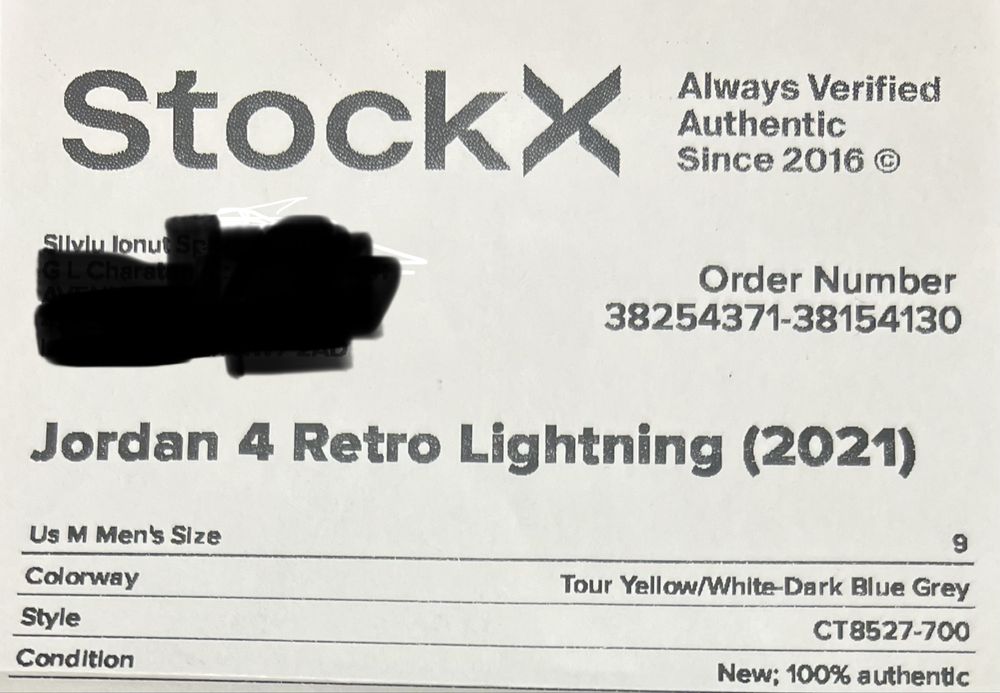 Jordan 4 Retro Lightning (2021)