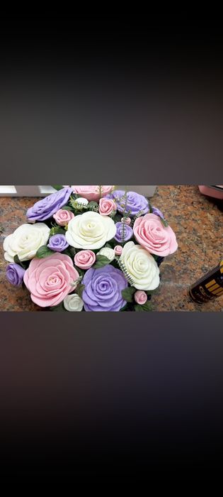 Хидли гуллар  совунли декаратсия учун спалнийларга