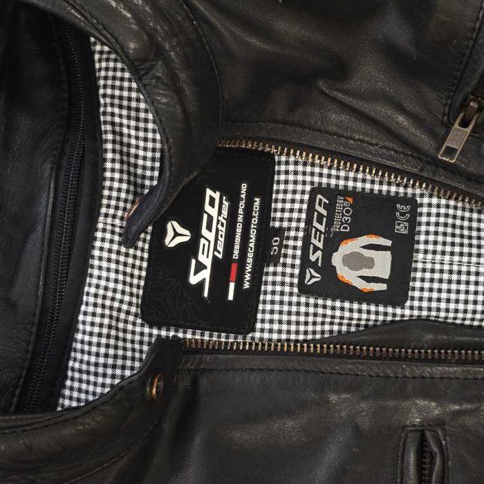 Кожено яке SECA Bonnevile BLACK ZJ00935