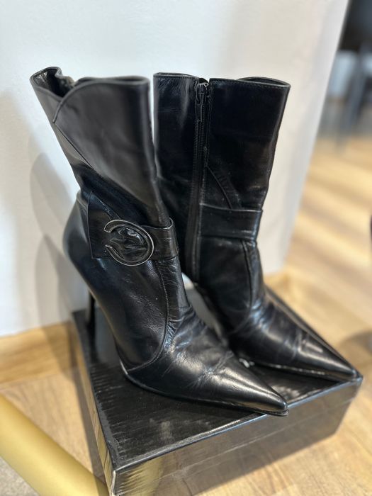 Vând cizme vintage damă piele naturală