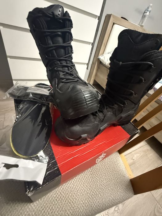 Черни кубинки Single Sword (zipped)