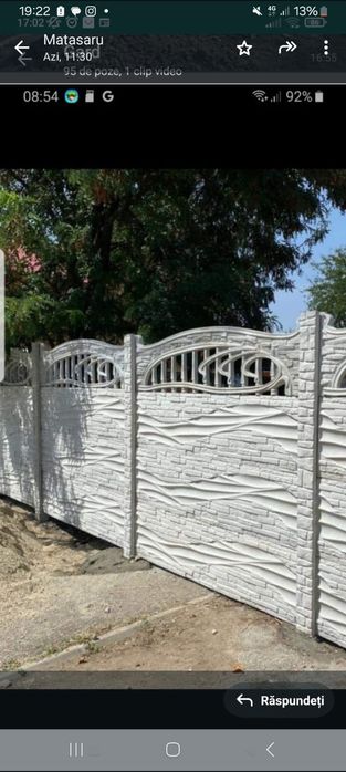 Gard garduri beton Dâmbovița